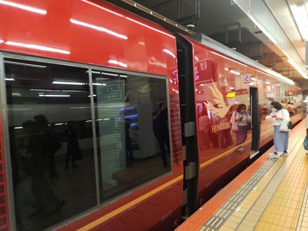 2024奈良県明日香村旅行記ブログ・ 近鉄名古屋駅で特急ひのとりに乗車