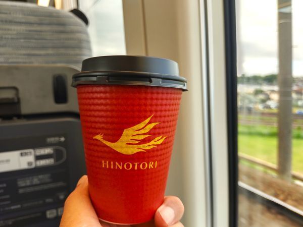 2024奈良県明日香村旅行記ブログ・ 特急ひのとりの挽きたてコーヒー