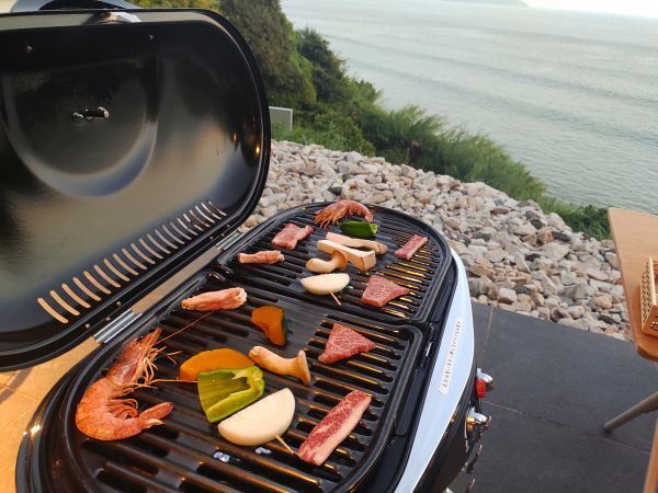 2024兵庫県淡路島宿泊記ブログ・VILLARESFEEL（ヴィラレスフィール）のJIZAIの夕食BBQ