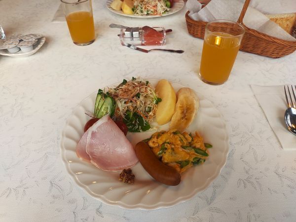 2024長野県長野市宿泊記ブログ・ペンションスケッチブックの朝食