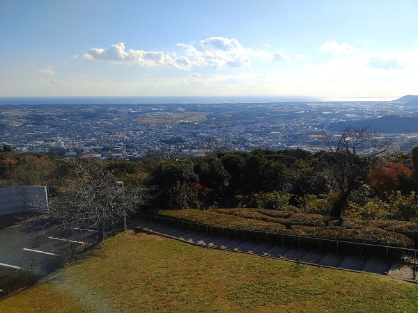 2024愛知県田原市旅行記ブログ・蔵王山展望台からの景色・南側