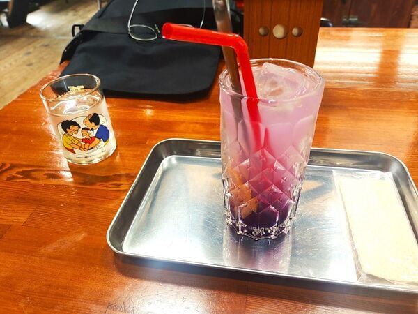 2024愛知県佐久島旅行記ブログ・Cafe OLEGALEでいただいたドリンク