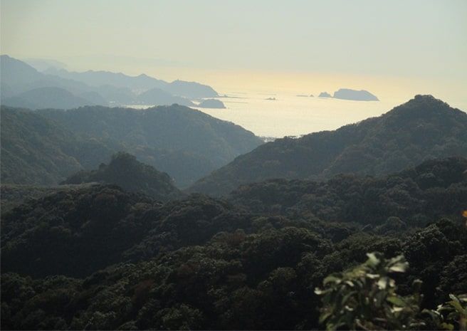 なんちゃって瀬戸内海のような美しい景色