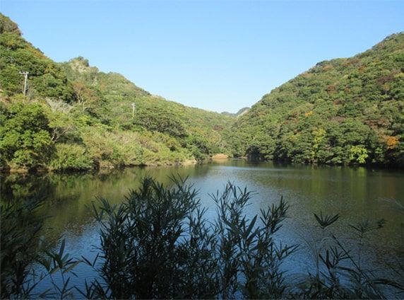 鋸山ダム湖