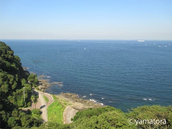 観音崎灯台からの眺め
