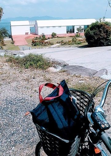 レンタルした電動自転車