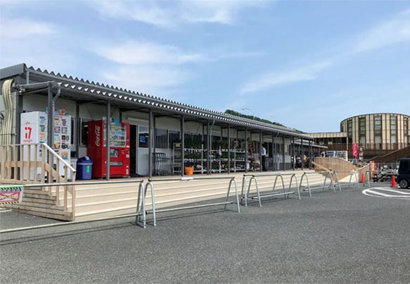改装中の道の駅富楽里