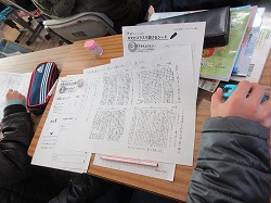 ６年生 卒業文集に着手 かぎやっ子日記