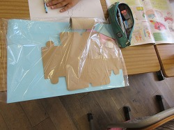 ３年生 図工 ゴムの力でトコトコ 設計図 かぎやっ子日記