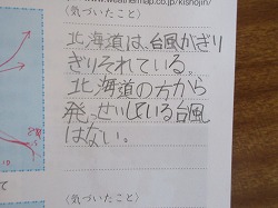 ５年生 理科 台風が近づくと かぎやっ子日記