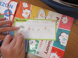 ６年生 英語 自己紹介カード かぎやっ子日記