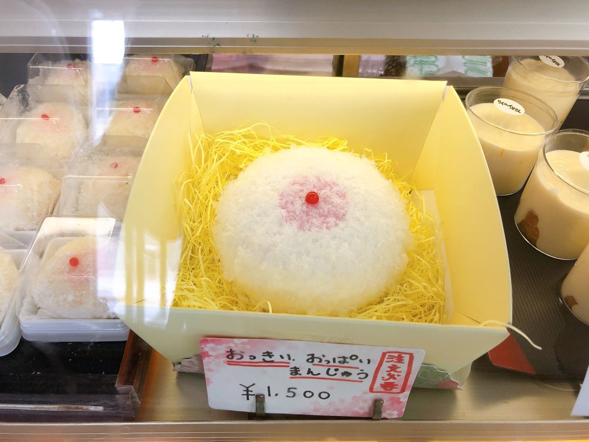 鹿児島グルメブログおっぱい饅頭東京屋菓子店鹿屋市