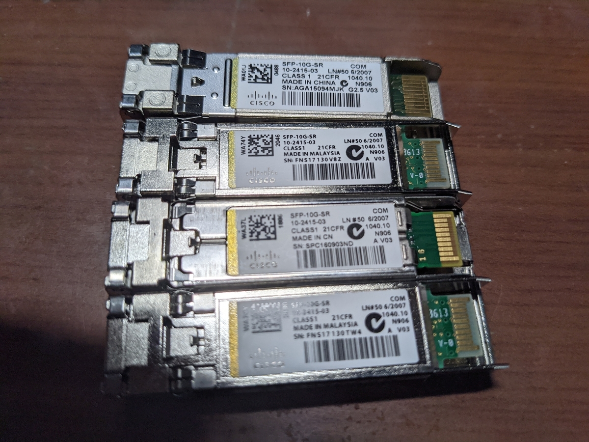 【新品未使用】Cisco SFP-10G-SR モジュール 3個セット Amazon.co.jp: Cisco Systems Cisco SFP-10G-SR : パソコン・周辺機器