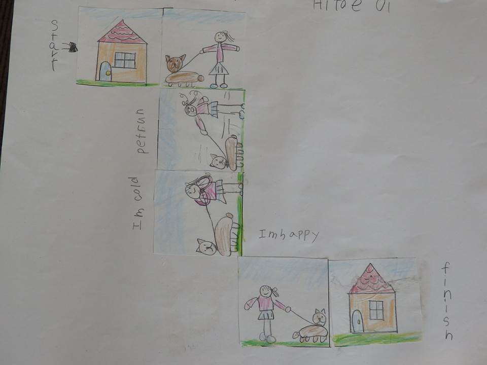 2年生のアート 英語 図工 の授業の様子 Kaichinozomi Daily S Blog