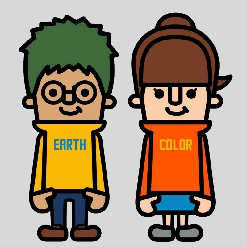 アースカラーキャラ