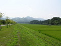 胎内市熱田坂付近の風景