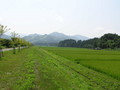 胎内市熱田坂付近の風景