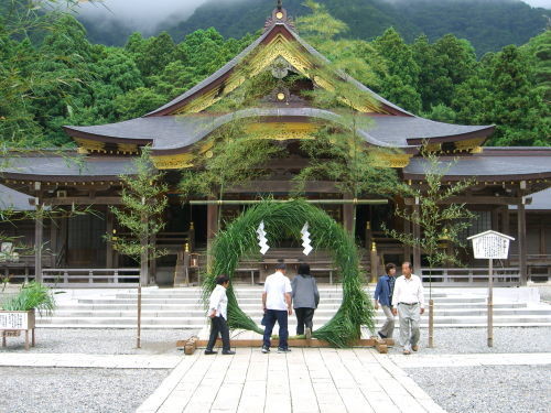 弥彦神社・茅の輪くぐり-20090630-03