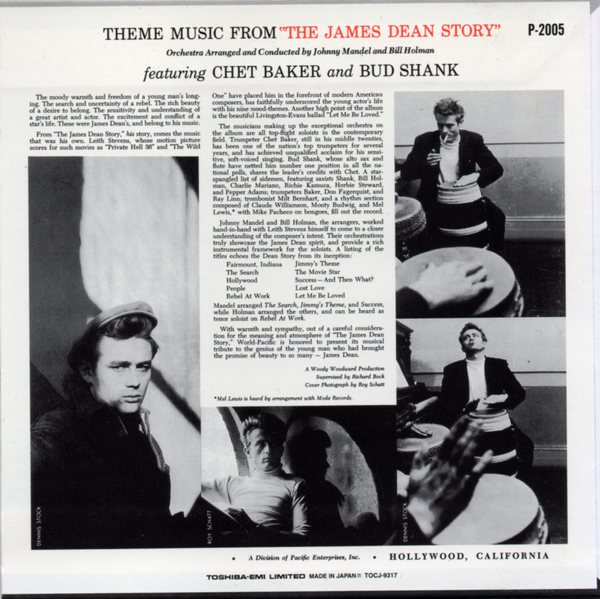 Chet Baker & Bud Shank - Theme Music From The James Dean Story (World Pacific) 1956