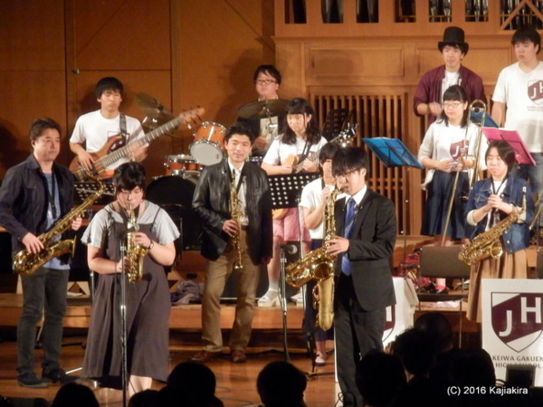 敬和学園高校器楽部 JAZZ HORNETS＠太夫浜コンサート2016(10/21)