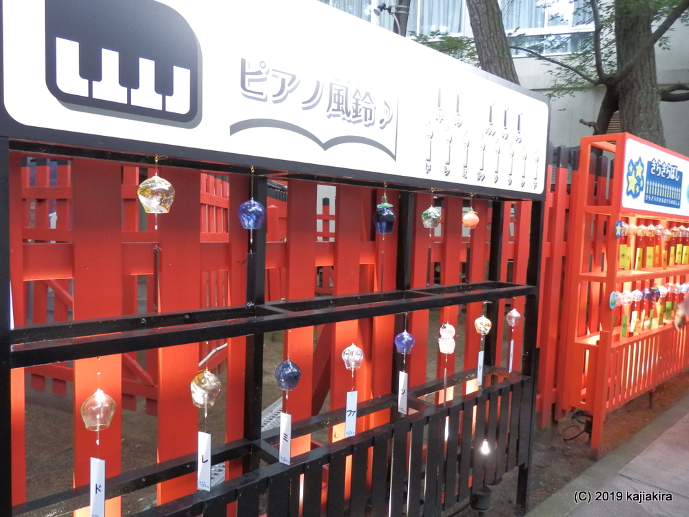 風鈴が涼を呼ぶ、新潟総鎮守・白山神社「開運七夕まつり」2019