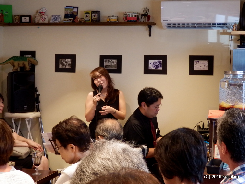 清水桃子&吉田敦 DUO＠Cafe EigetuDou（本町通6）☆第34回新潟ジャズストリート