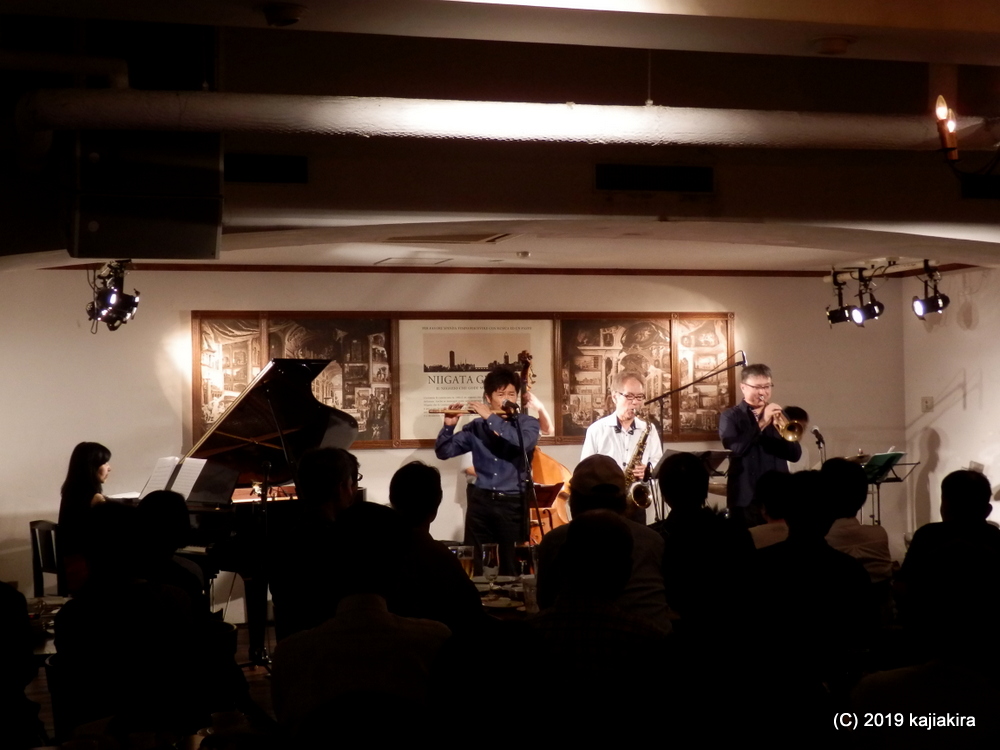 長沢好宏クインテット with 清水桃子＠ジョイアミーア（東堀通7）☆第34回新潟ジャズストリート