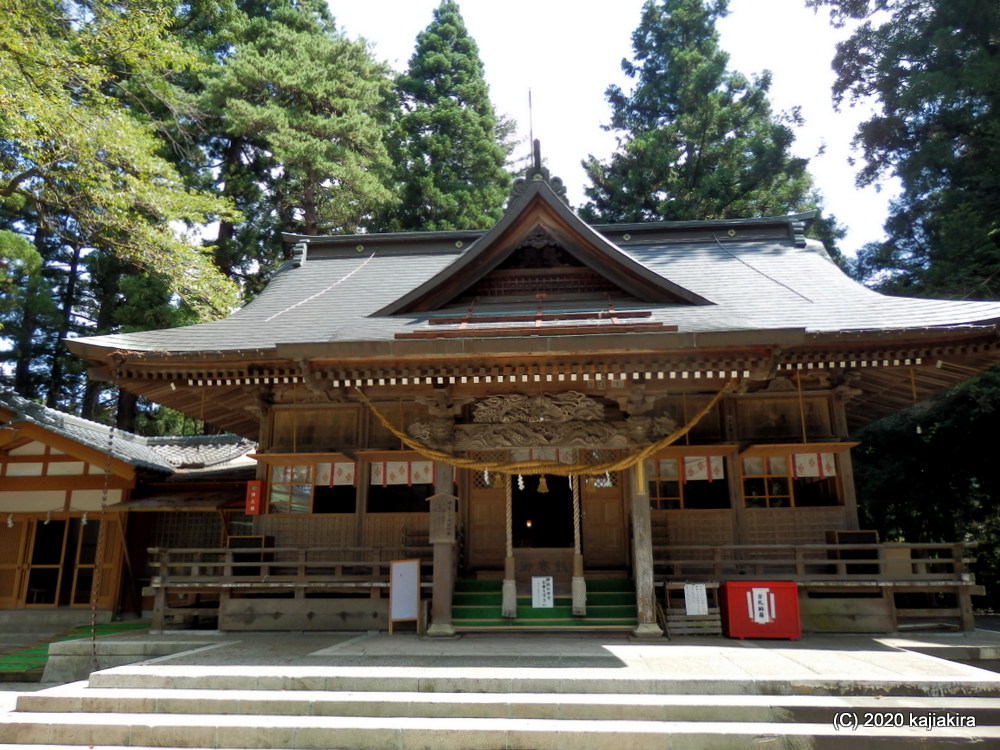 日枝神社（五泉市村松）にて「疫病よけのお札」を