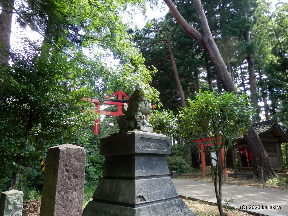 日枝神社（五泉市村松）にて「疫病よけのお札」を