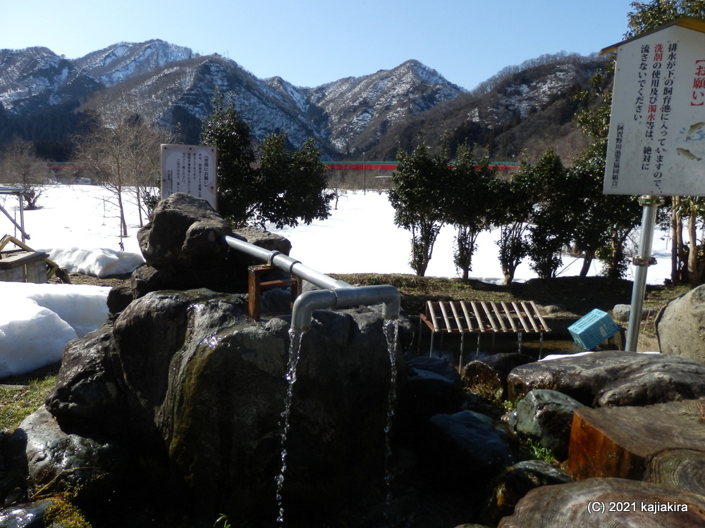 新潟県の名水「薬師清水」