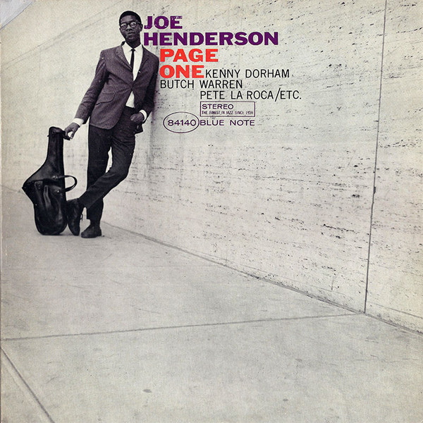 「Joe Henderson - Page One (Blue Note) 1963」一生付き合えるアルバム