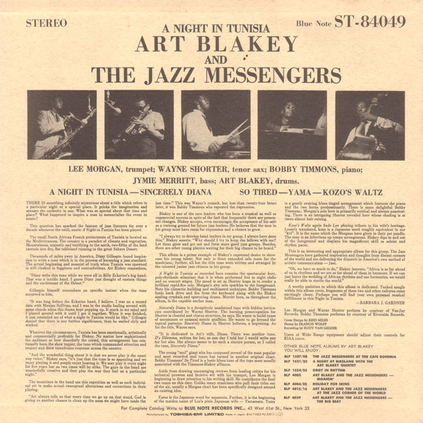 Art Blakey and The Jazz Messengers - A Night In Tunisia (Blue Note