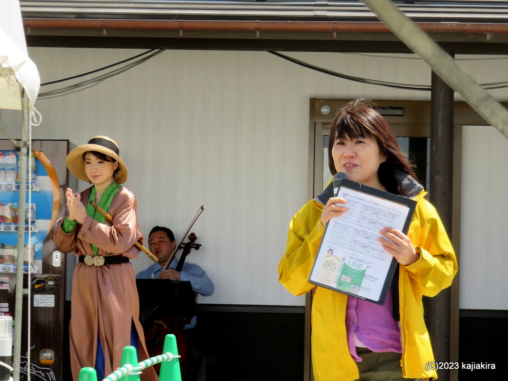 「道の駅　加治川」１周年祭と音楽コンサート