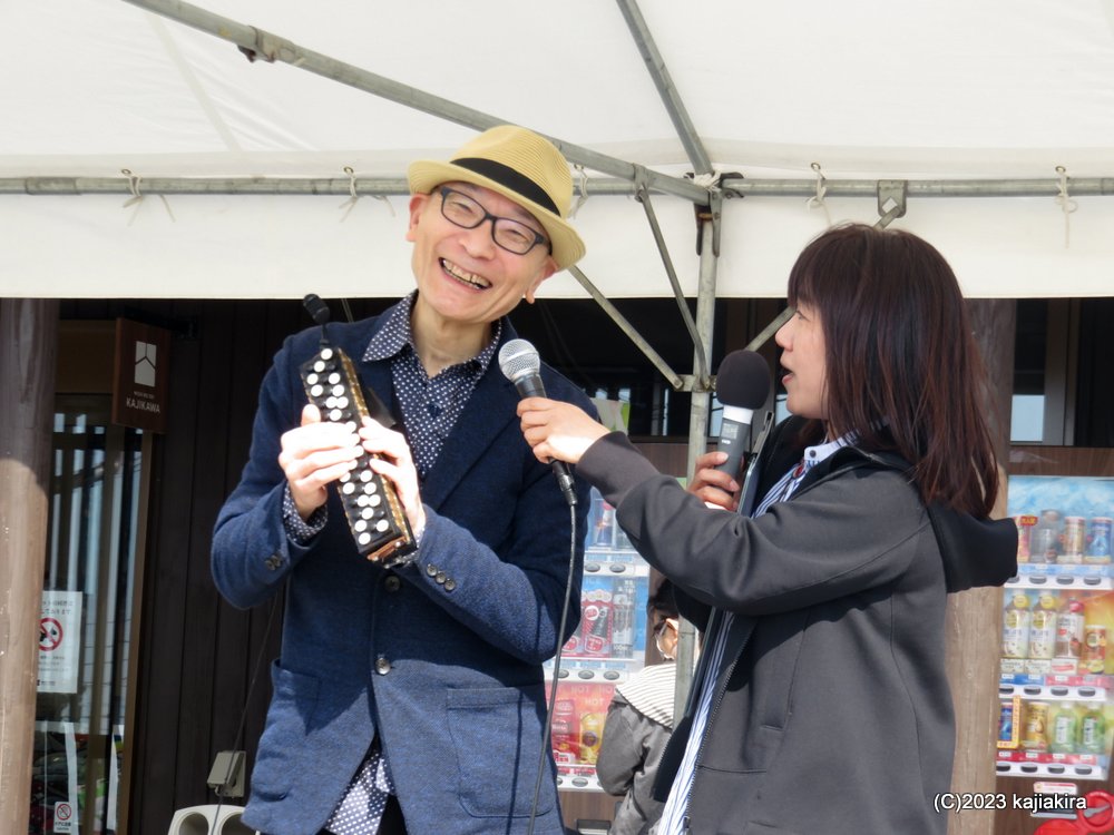 「道の駅　加治川」１周年祭と音楽コンサート