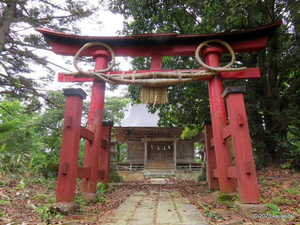 謎が多い「古四王神社」(新発田市五十公野)