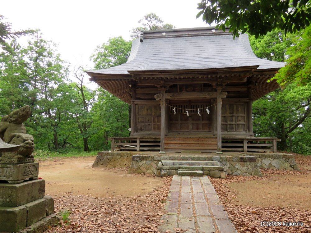 謎が多い「古四王神社」(新発田市五十公野)