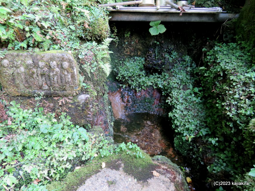 お不動様の清水（里の名水・やまがた百選）［山形県鶴岡市加茂］