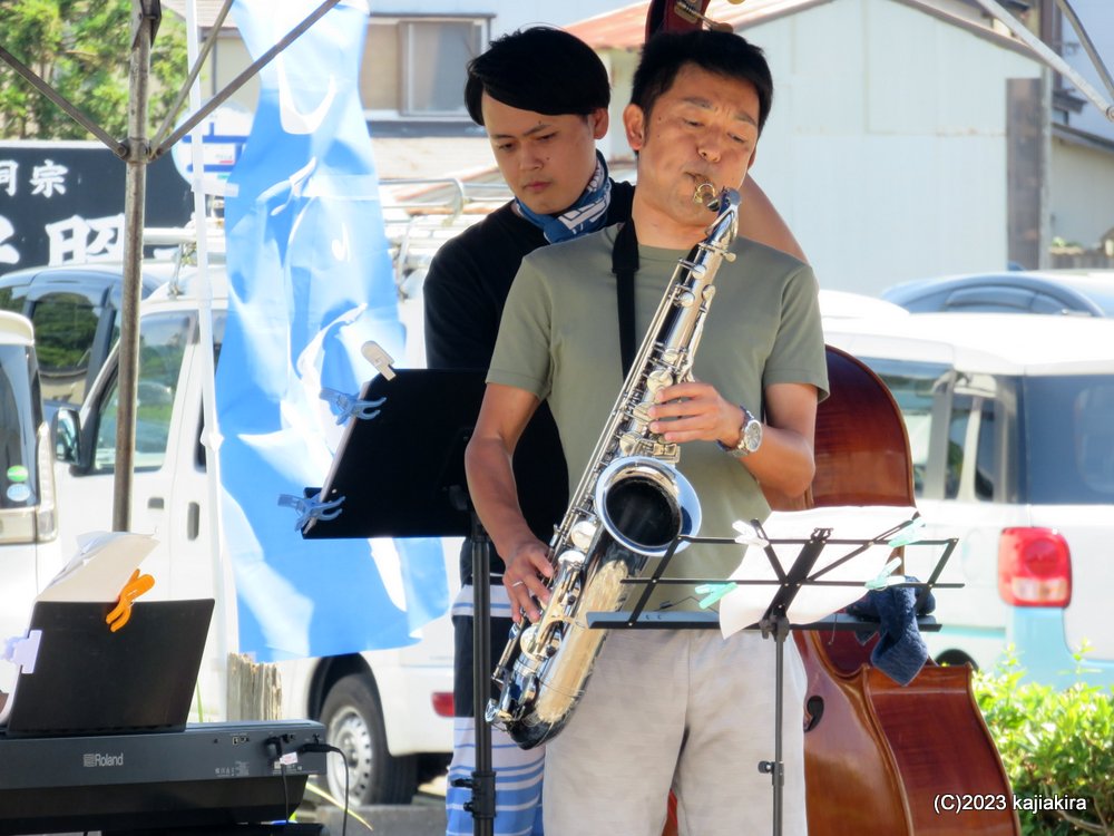 萩野元trio「出雲崎ストリートジャズ2023」