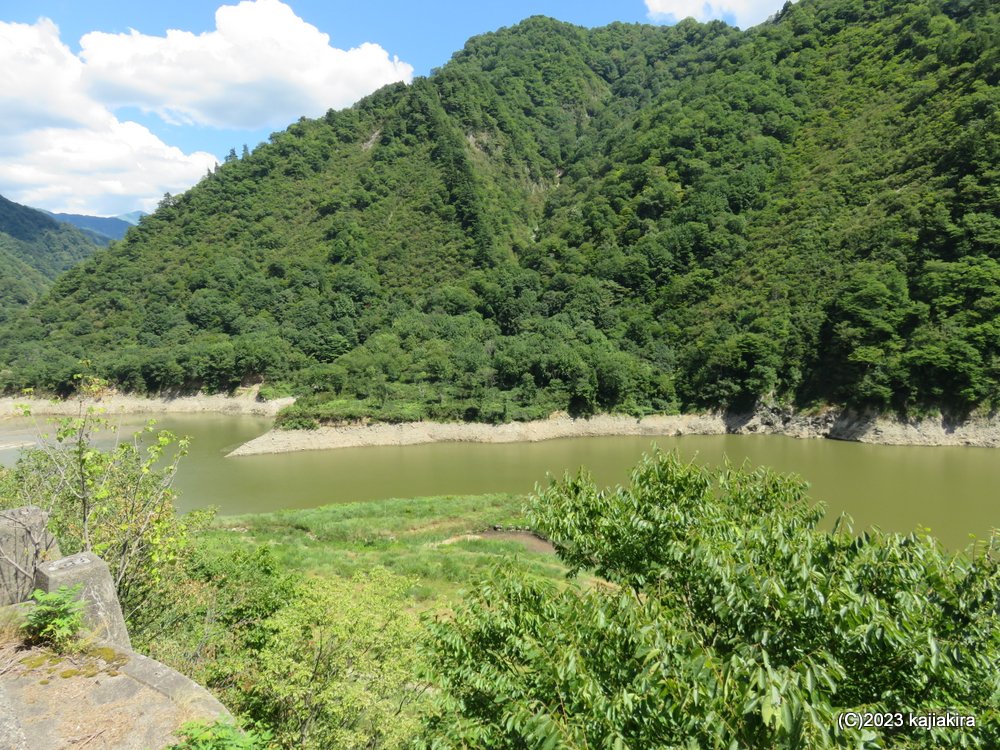 加治川治水ダムの貯水状況を確認に・・・。