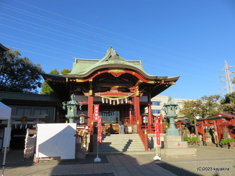 羽田神社（大田区本羽田３）［11月19日（日）東京神社仏閣巡り２日目］