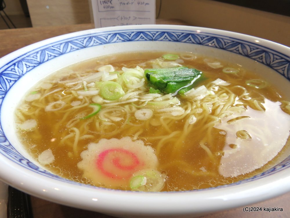 新発田市「道の駅加治川」お盆限定「朝ラーメン」