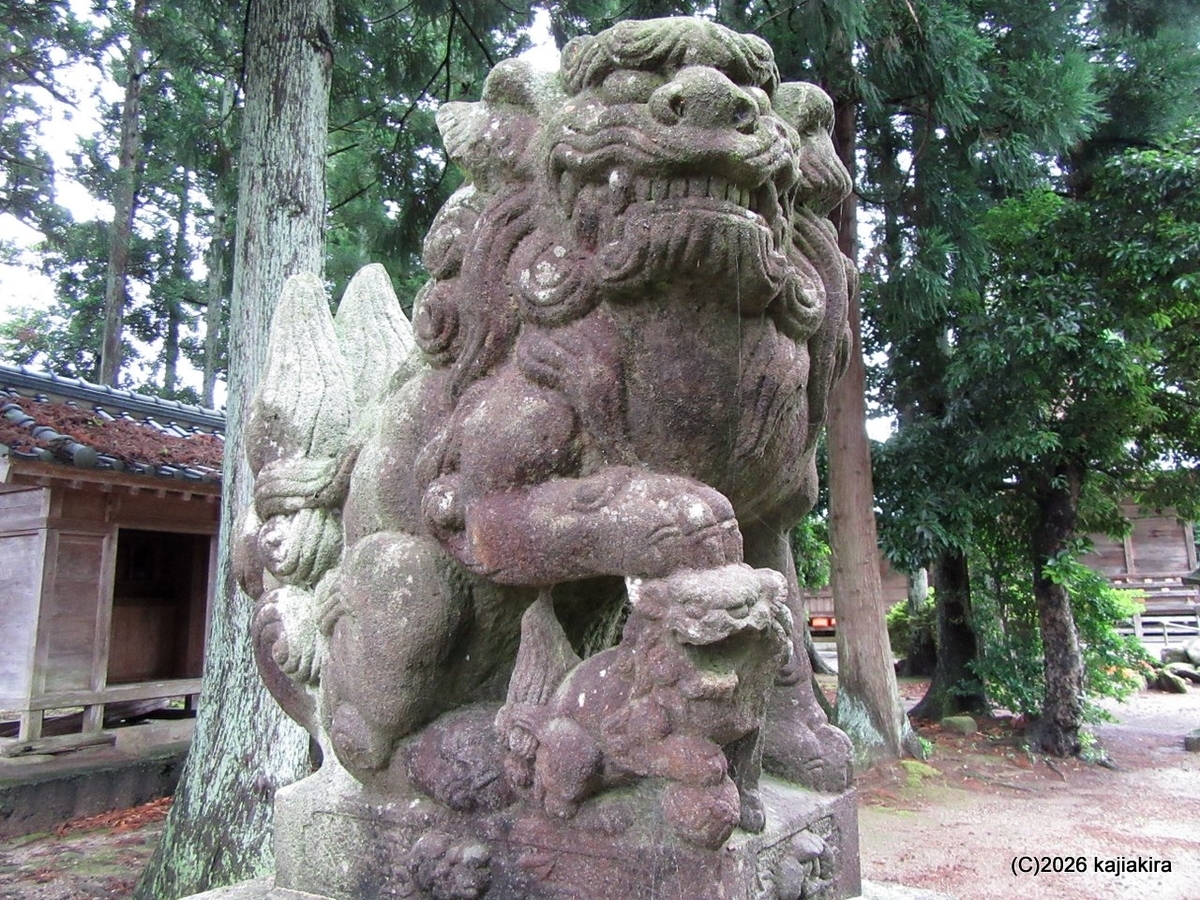 奈良時代に創建された新発田市松岡の石動神社（伊須流岐比古神社）