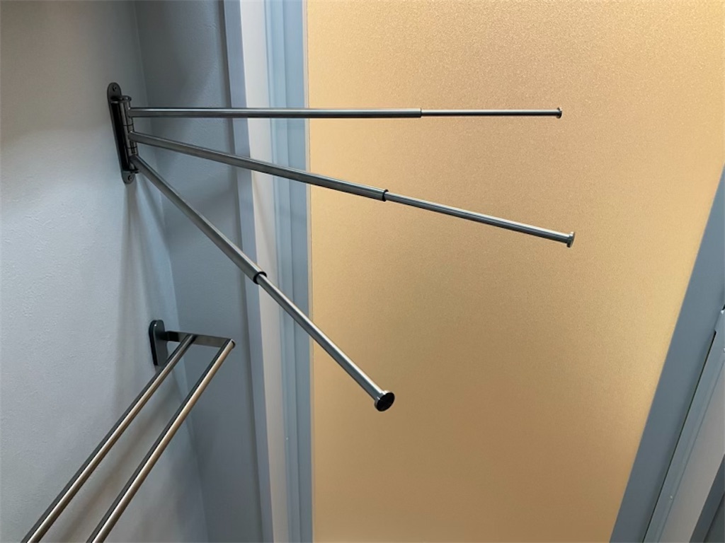 IKEAブログルンドのタオルハンガー