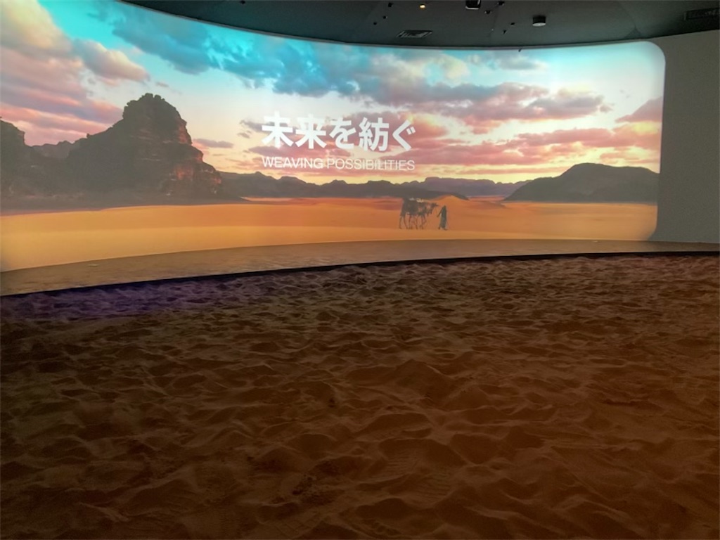 大阪・関西万博ヨルダン館で砂漠体験
