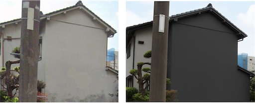 ChatGPTで外壁塗装シュミレーションbefore＆after