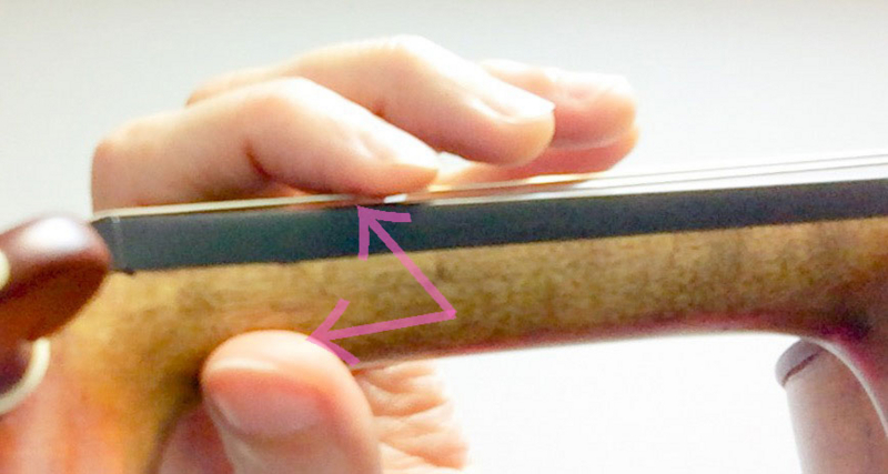 ポジション移動1 東京・中野・練馬・江古田ヴァイオリン・ヴィオラ・音楽教室 f:id:kakiflynikki:20171115221114j:plain