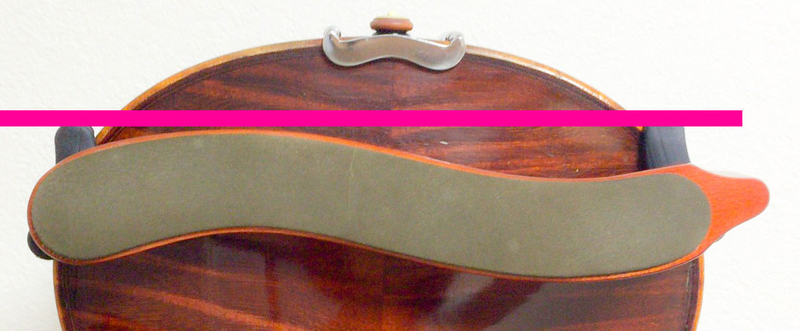 肩当てのつけ方７ 東京･中野･練馬･江古田・ヴァイオリン･ヴィオラ･音楽教室