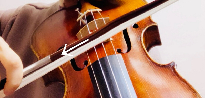弓を戻す方法 東京・中野・練馬・江古田・ヴァイオリン・ヴィオラ・音楽教室