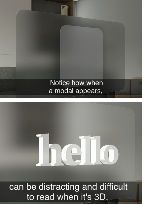 UIのポイント、奥行きや文字