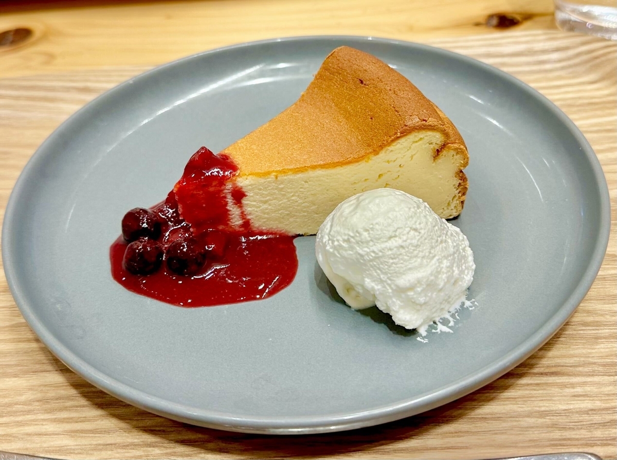 MUJI mealのチーズケーキ